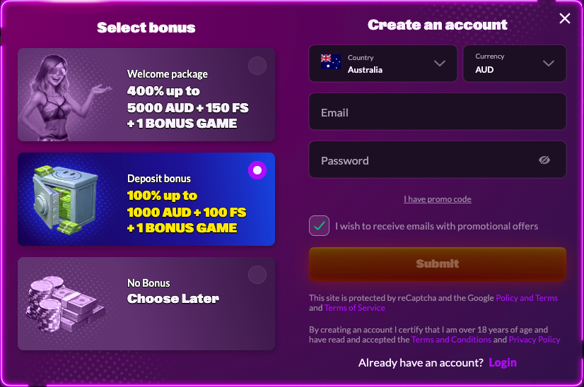 Uncrossable Rush en Slotrave – Registro paso a paso